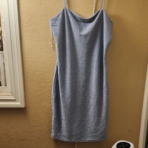 Windsor Sparkling Blue Mini Dress